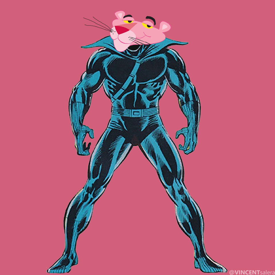 the pink black panther