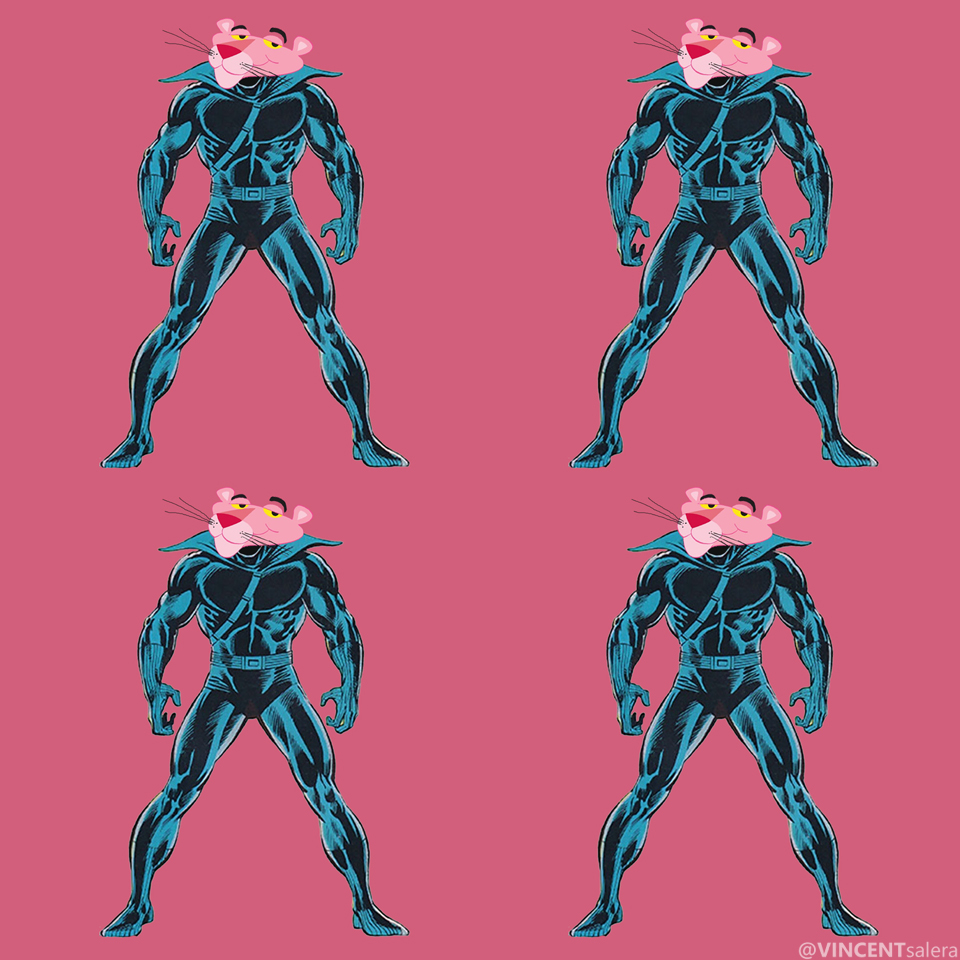 the pink black panther