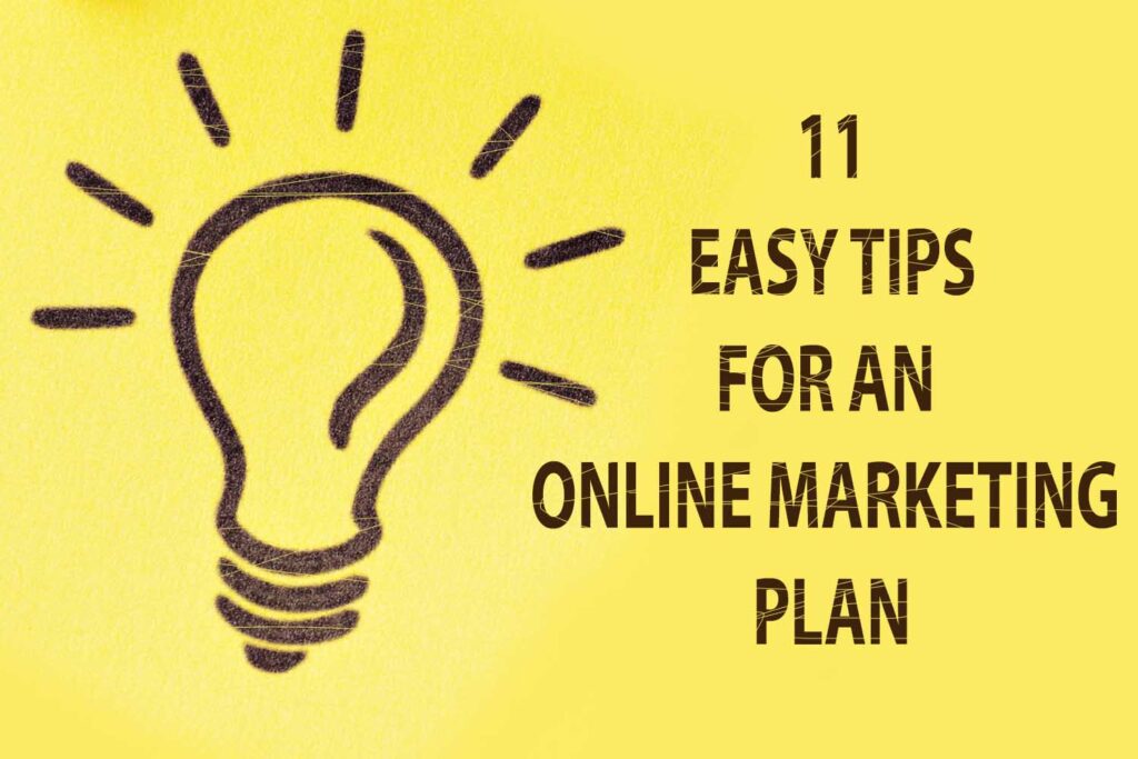 easy tips online marketing plan