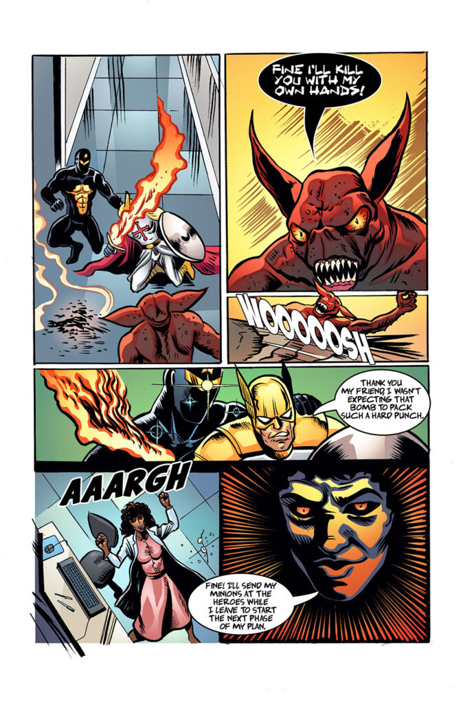 Starbolt Comic Book Page