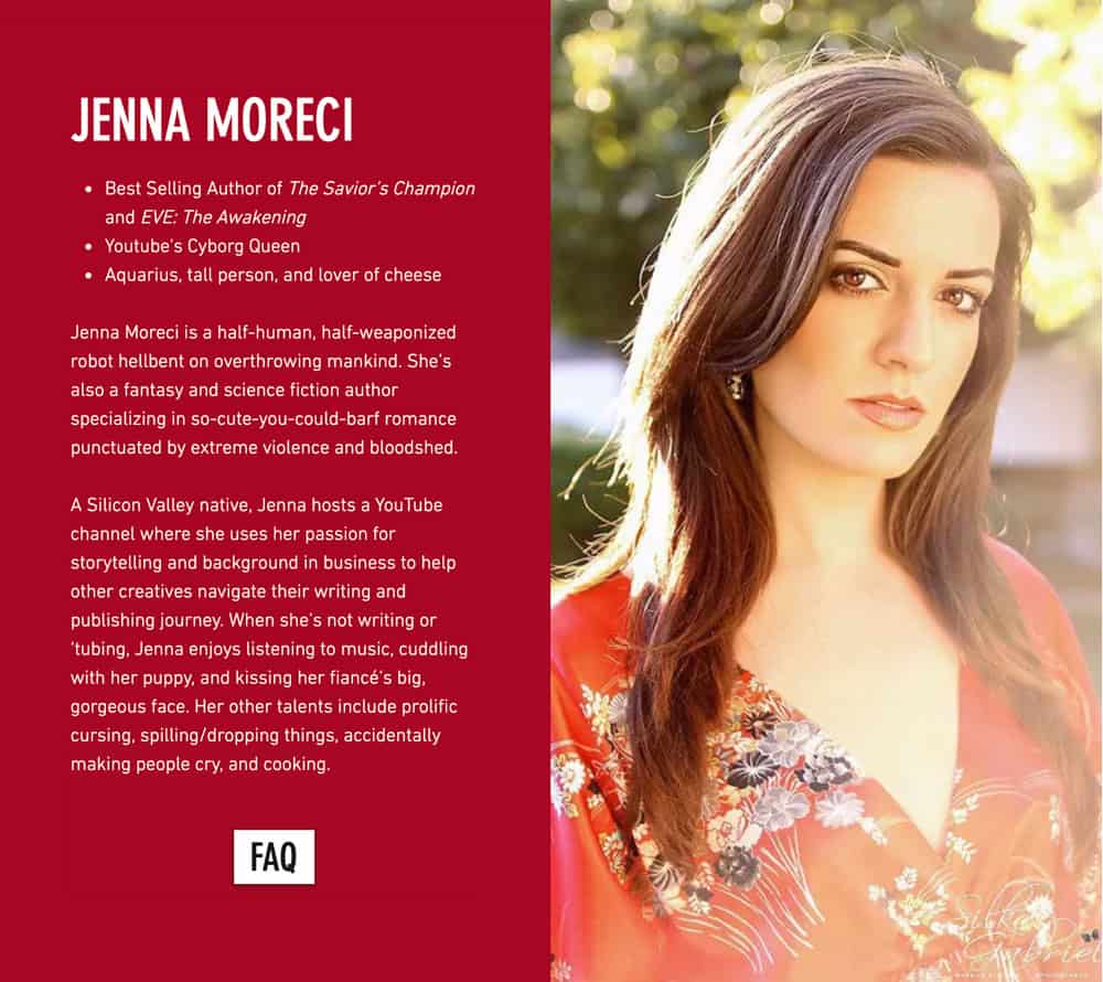 author-bio-example-jenna-moreci