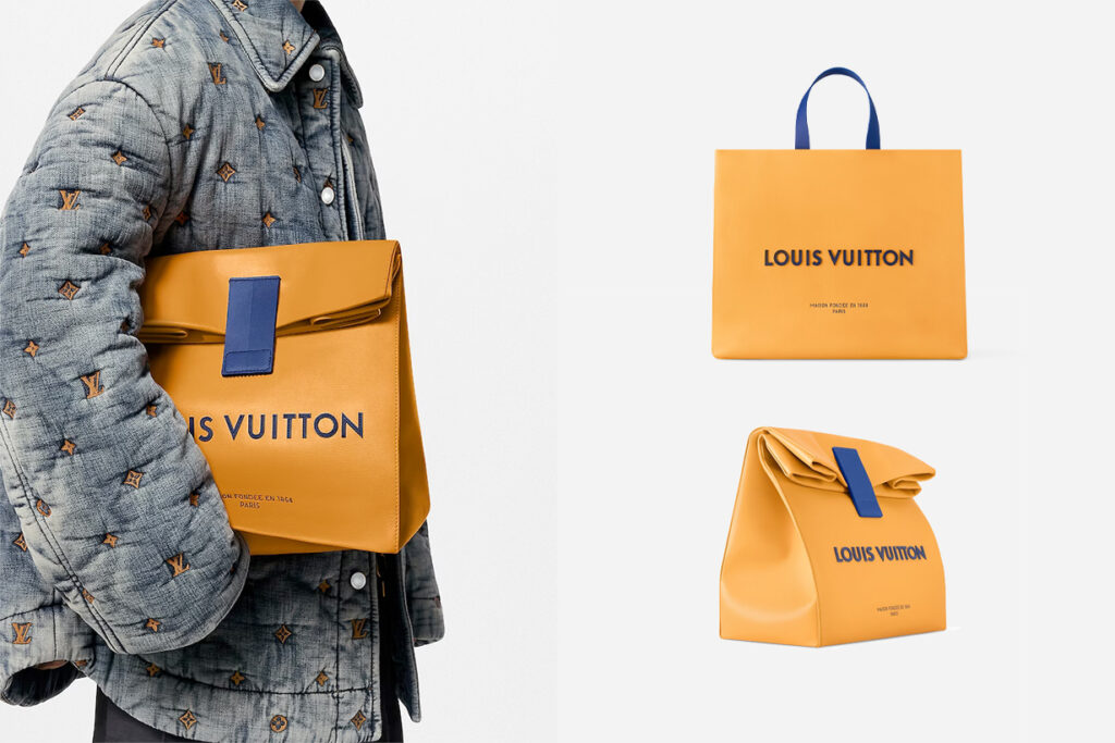 louis vuitton leather lunch bags