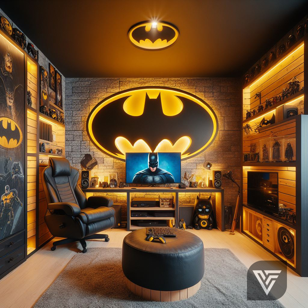 batman fan man cave ideas