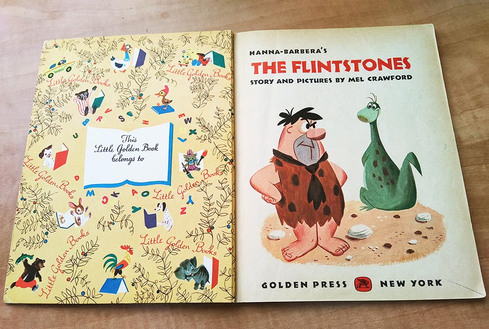 the flintstones vintage book