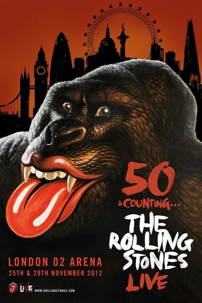 The Rolling Stones Logo 50
