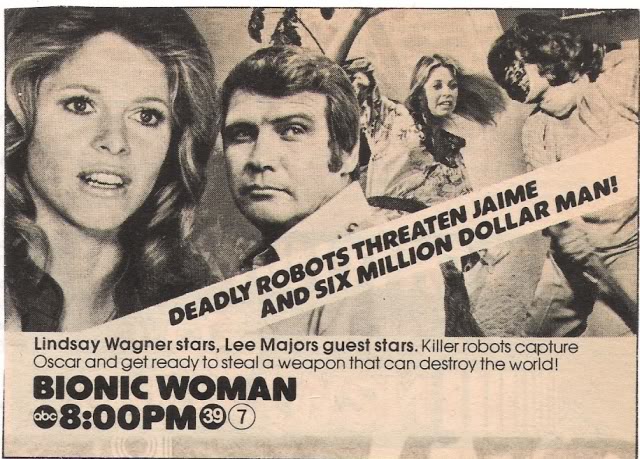 Kill Oscar Bionic Woman Six Million Dollar Man